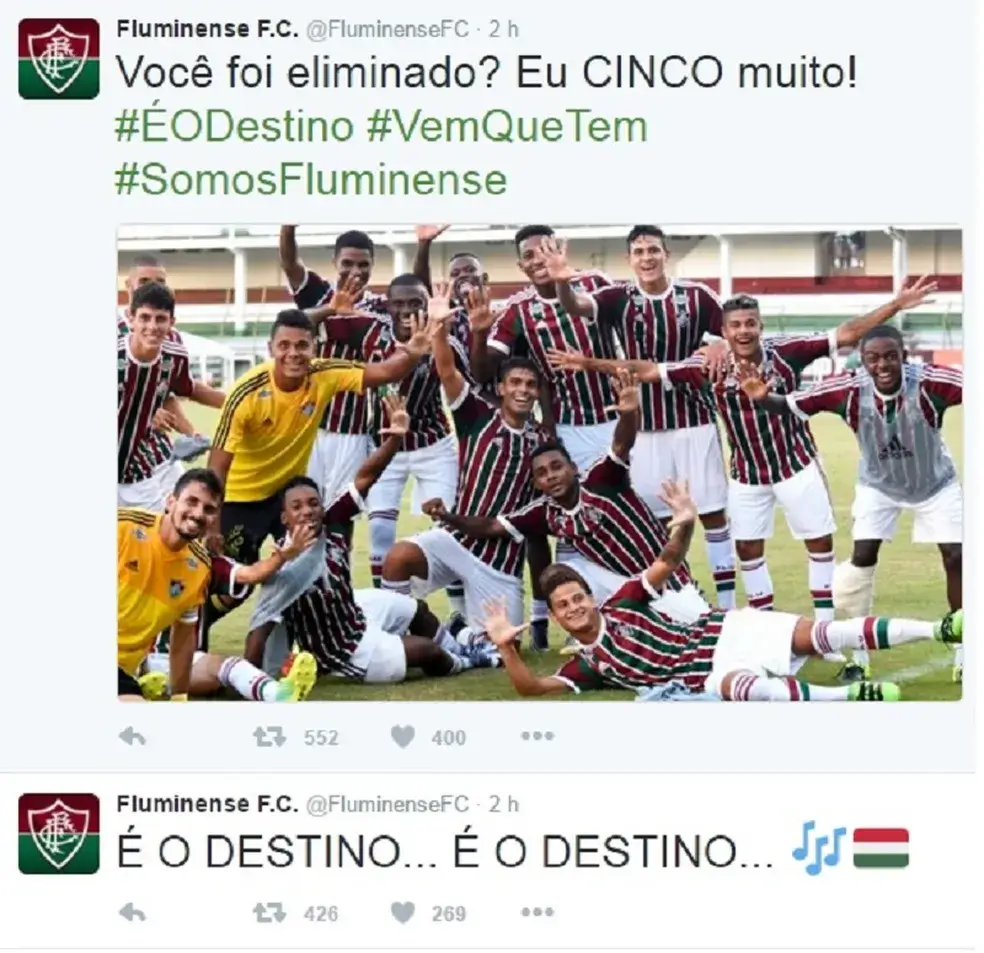 Fluminense provoca o Vasco