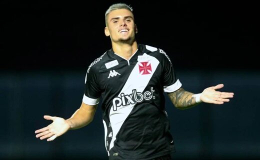 Gabriel Pec durante o jogo contra o Resende