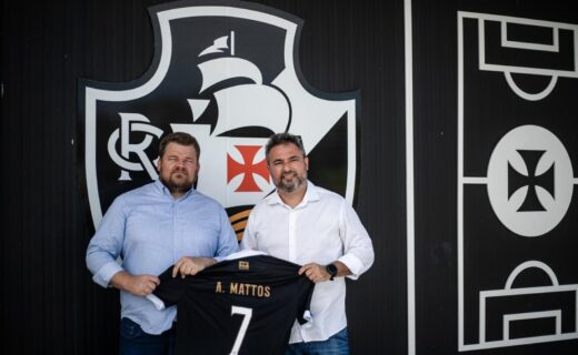 Lúcio Barbosa e Alexandre Mattos no CT Moacyr Barbosa