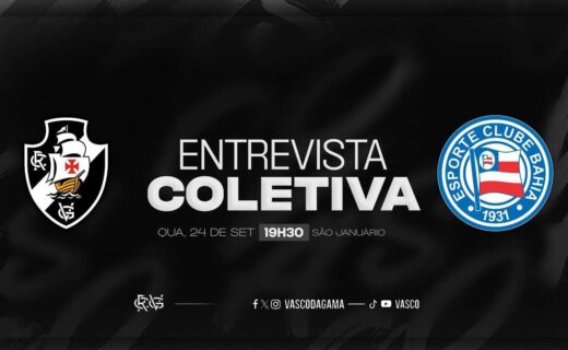 Entrevista coletiva entre Vasco e Bahia.