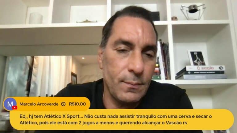 Marcelo Arcoverde falando em vídeo.