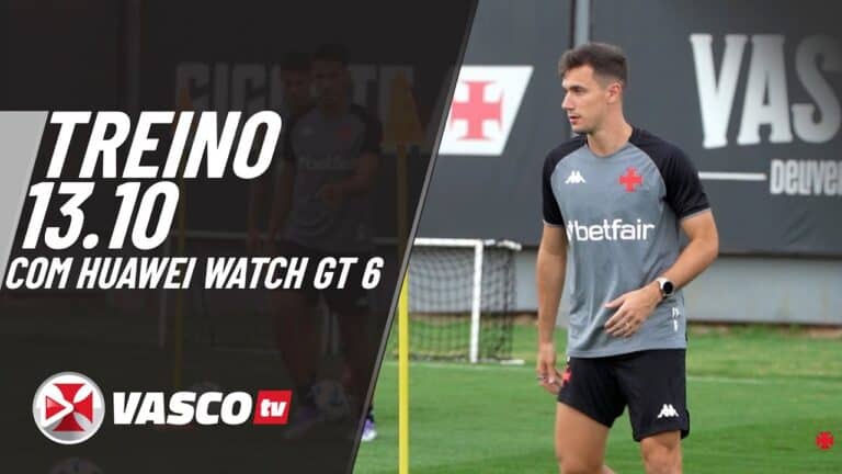 Treinador do Vasco em treino, camisa cinza e preto.