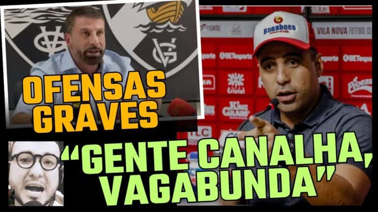 OFENSAS GRAVES E GENTE CANALHA, VAGABUNDA.