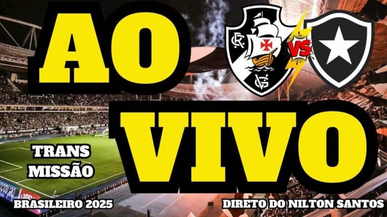 Vasco e Botafogo em duelo de clássico carioca.