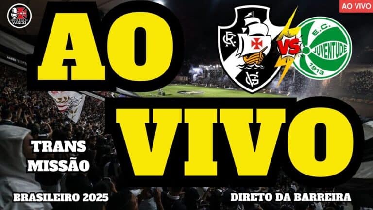 Vasco x Juventude em grande jogo.