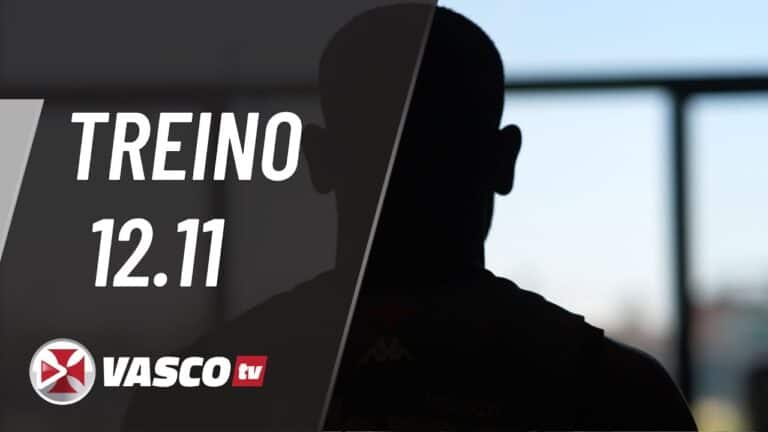 Treinamento Vasco, 12.11.2023, data e hora do treino.
