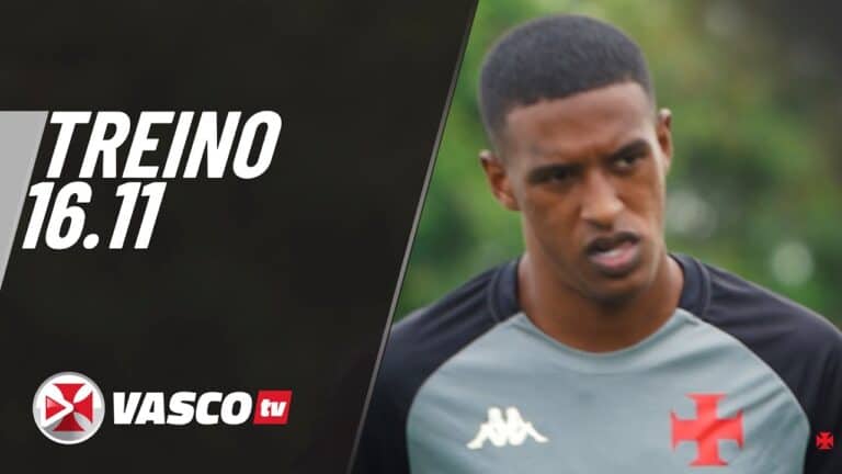 Treinamento em campo do Vasco da Gama.