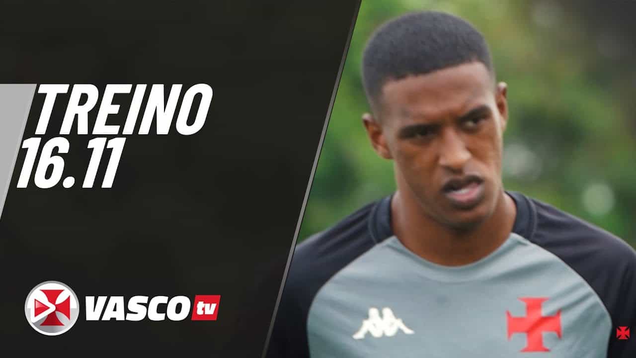 Treinamento em campo do Vasco da Gama.