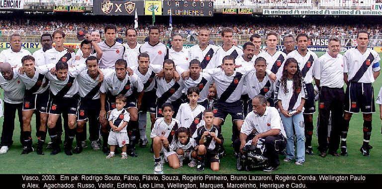 Vasco campeão estadual 2003