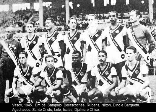 Vasco campeão invicto do Torneio Municipal de 1945
