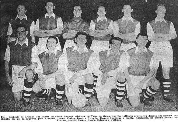Arsenal na visita de 1949