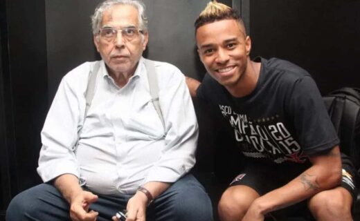 Rafael Silva com Eurico Miranda em 2015