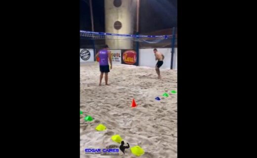 Rossi treina durante as férias