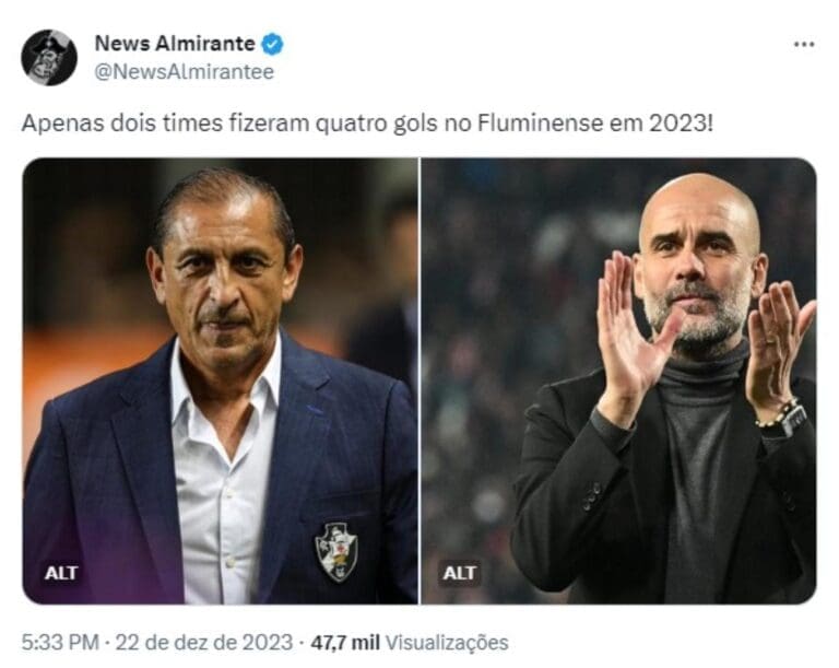 Torcedores do Vasco zoam tricolores após goleada no Mundial