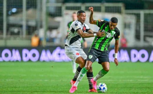 Zé Gabriel durante o jogo contra o América-MG